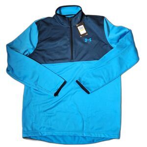 Under Armour Men’s Half-Zip Fleece – Size Medium, NWT, Blue